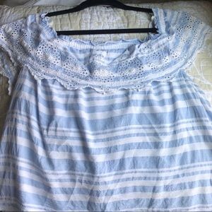 AEO off the shoulder shirt